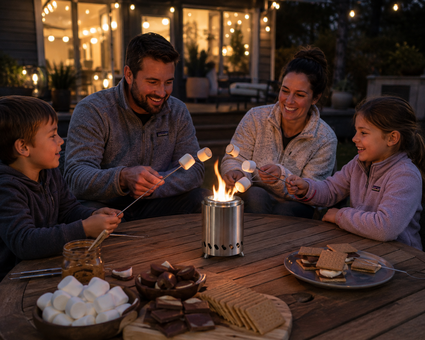 Portable Wood Burner Stove | Stainless Steel Smokeless Fire Pit