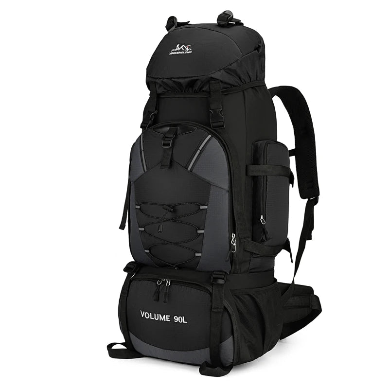 90L Waterproof Hiking Backpack Rucksack