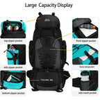 90L Waterproof Hiking Backpack Rucksack