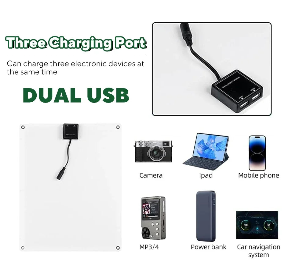 1000W Solar Panel Kit | 12V with 10A–100A Charge Controller