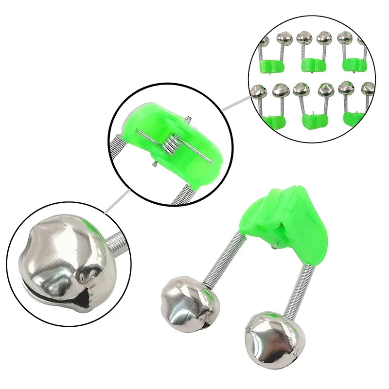 Fishing Rod Bite Alarm Bells – 5-Pack