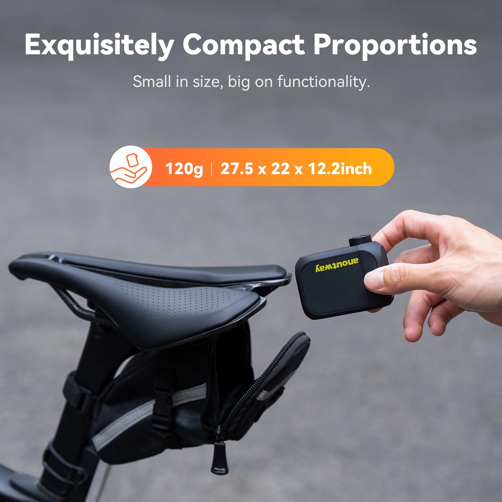 Pro Mini Electric Tire Pump for Bike Cordless Tire Inflator with Screen