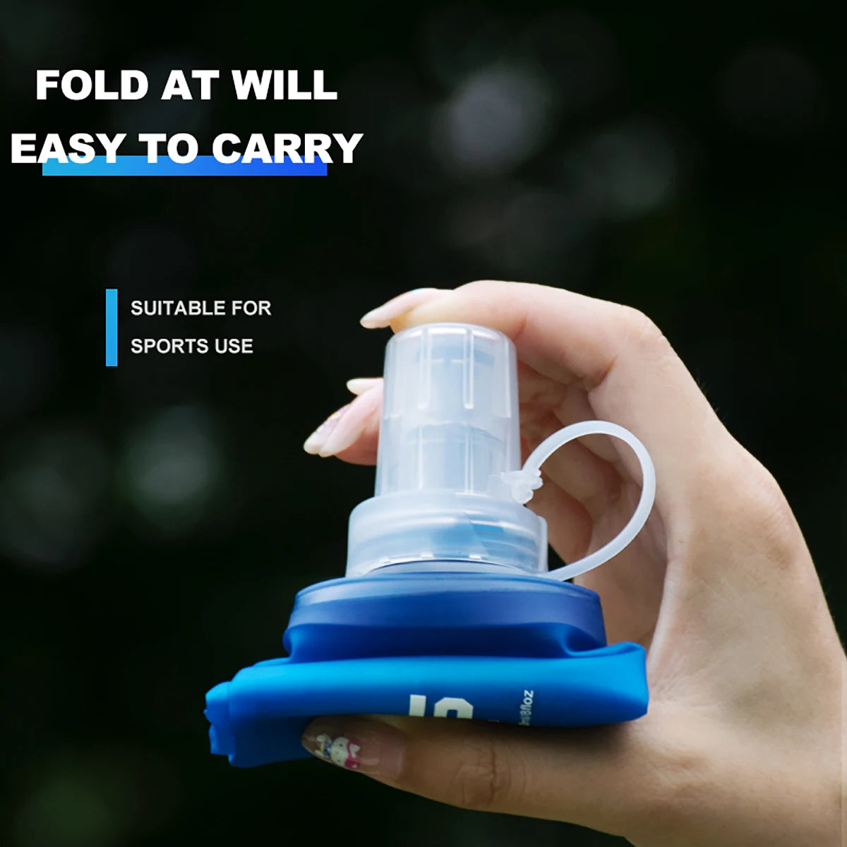 Collapsible Silicone Water Bottle | 150ml / 250ml / 500ml