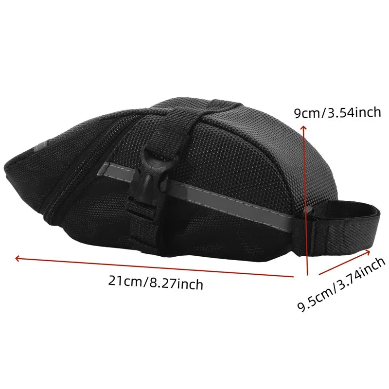 Waterproof Bike Saddle Bag | Compact Cycling Tool Pouch