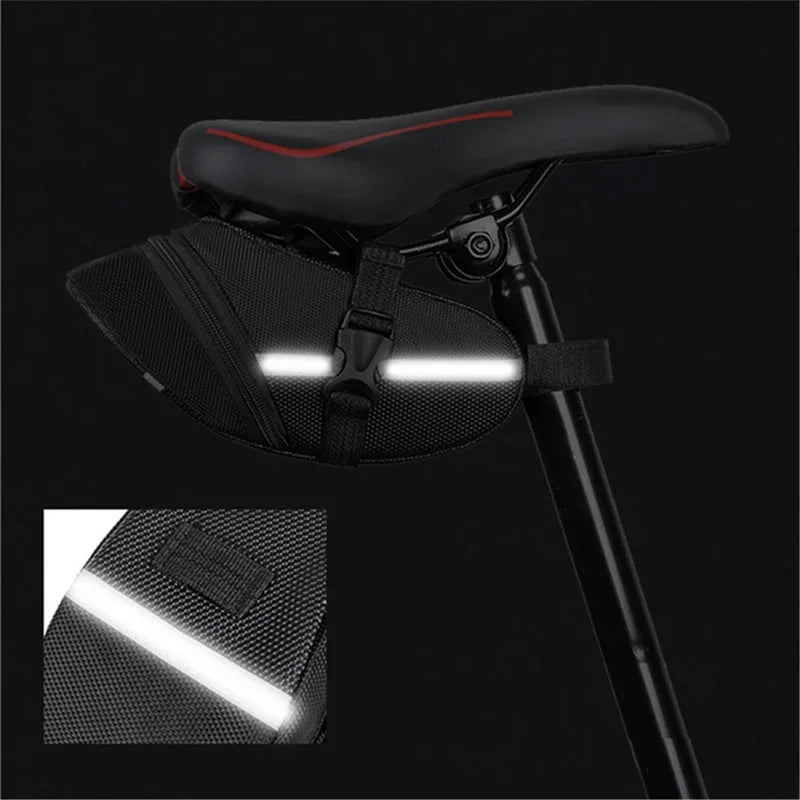 Waterproof Bike Saddle Bag | Compact Cycling Tool Pouch
