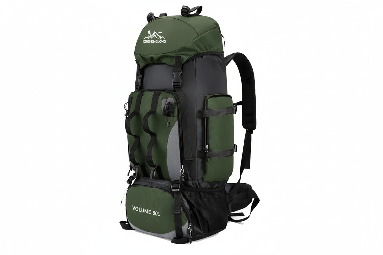 90L Waterproof Hiking Backpack Rucksack