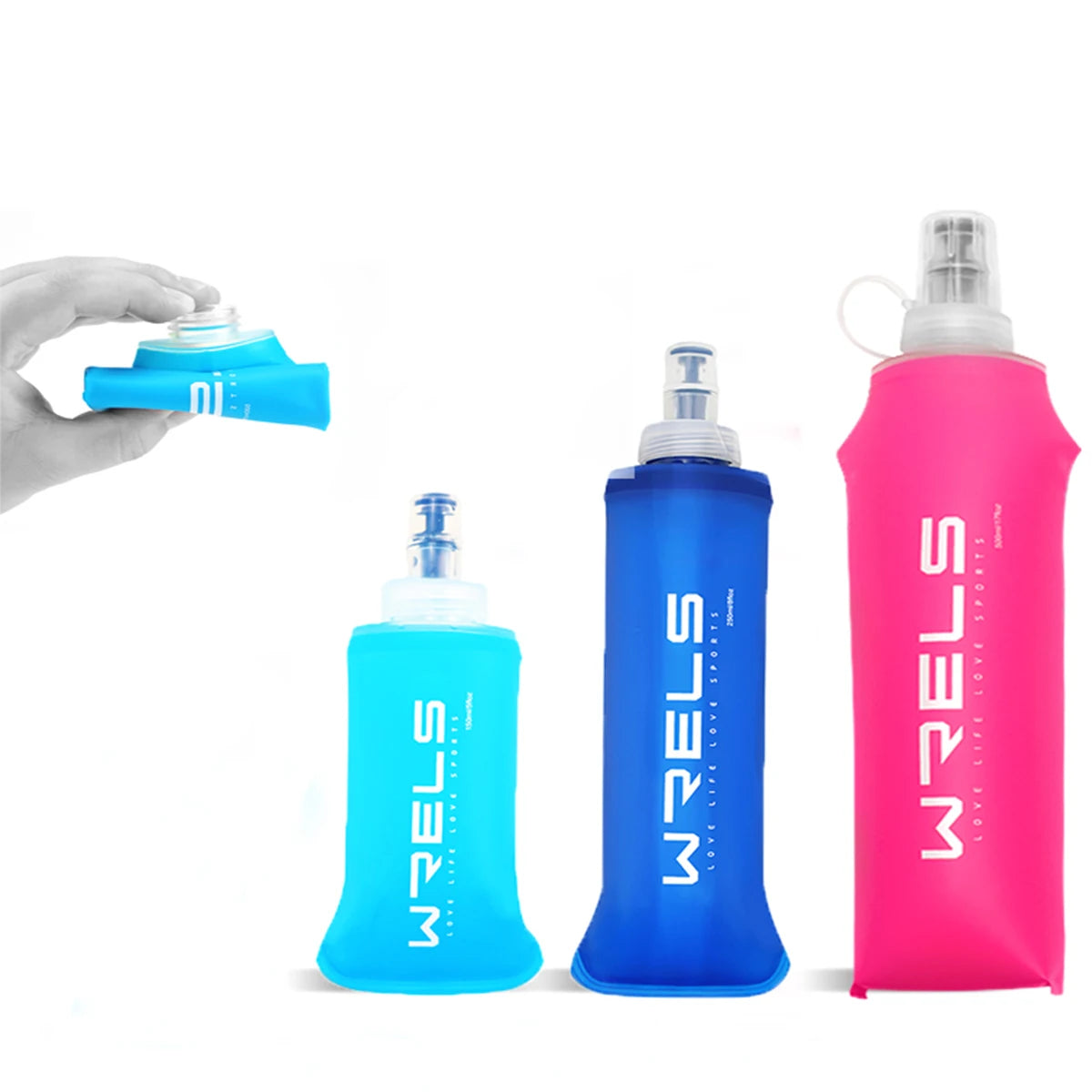 Collapsible Silicone Water Bottle | 150ml / 250ml / 500ml