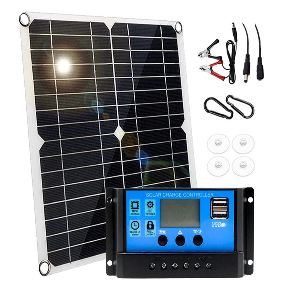 1000W Solar Panel Kit | 12V with 10A–100A Charge Controller
