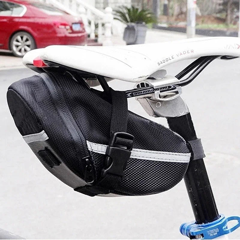 Waterproof Bike Saddle Bag | Compact Cycling Tool Pouch