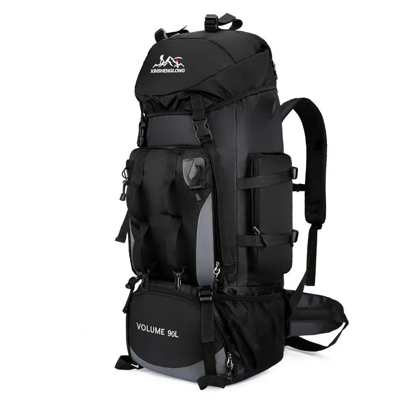 90L Waterproof Hiking Backpack Rucksack
