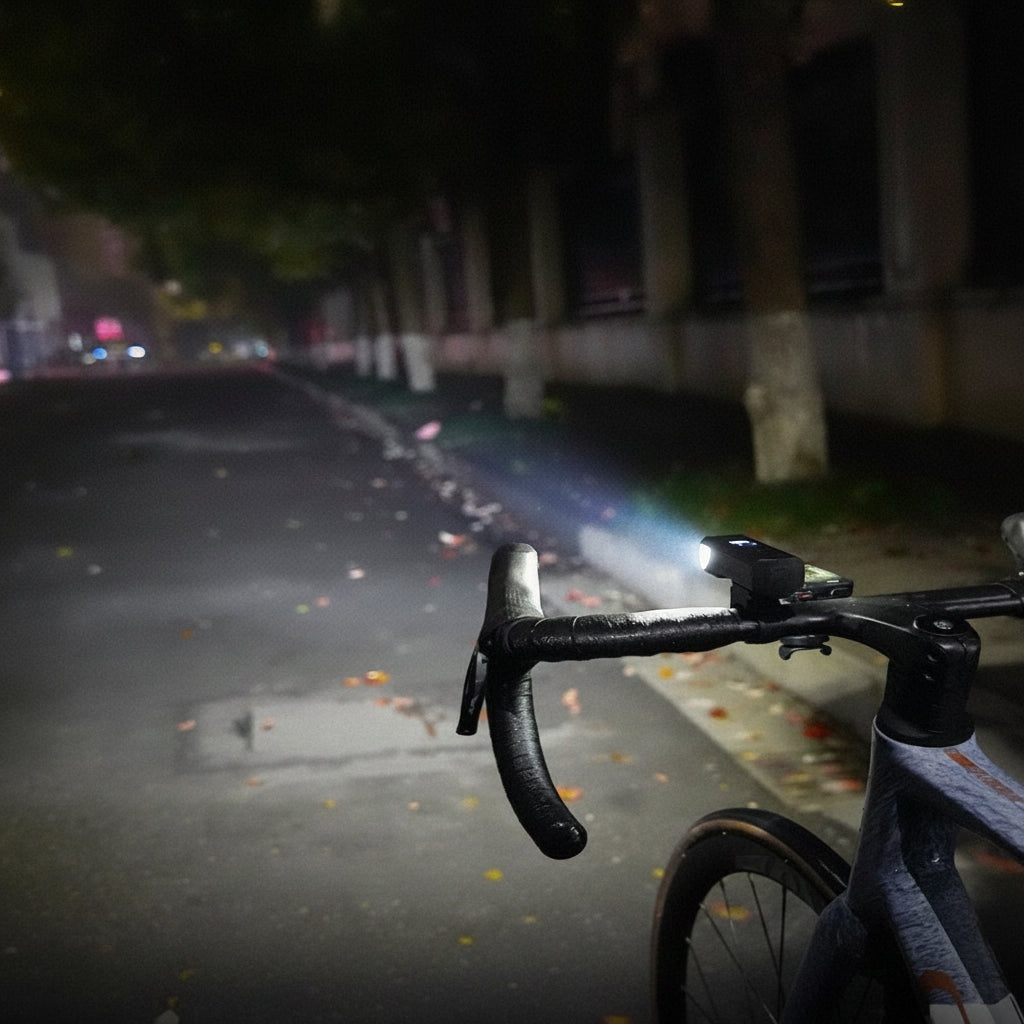 Rechargeable Smart Sensing Bicycle Headlight